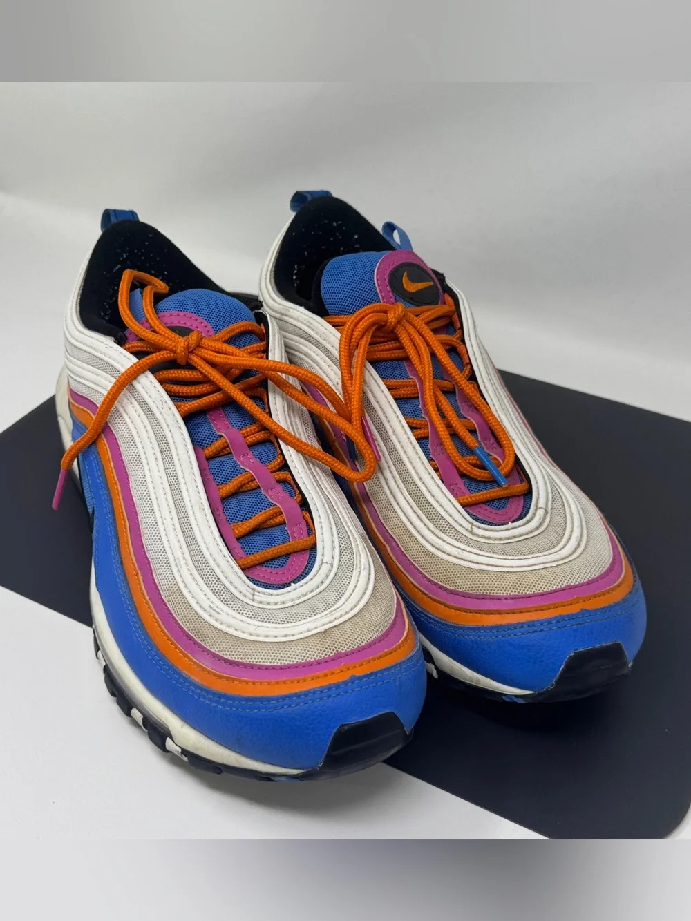 Nike Air Max 97 Active Fuchsia Running Shoes Men’s Size 12 CW6992-100